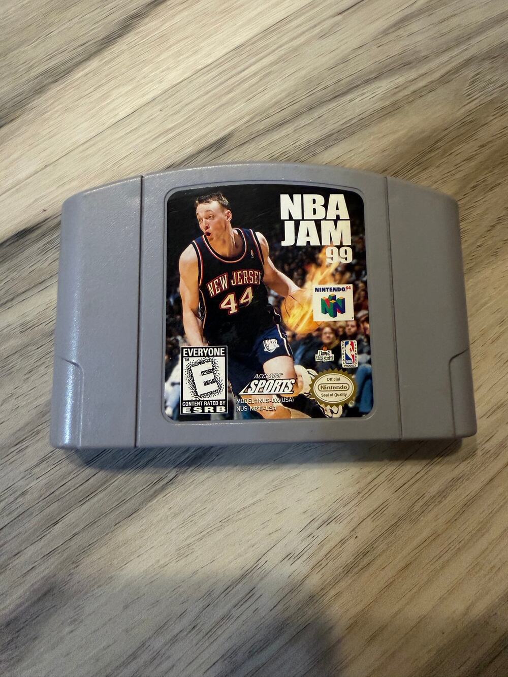 NBA Jam 99 (Nintendo 64, 1998) N64 Cartridge - Authentic Tested